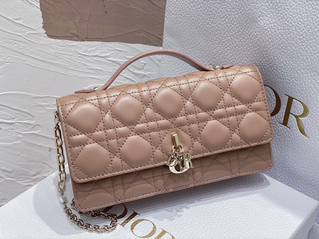 miss D*or mini handbag medium antique bronze cannage woven pattern s0980onmj_m53u 21 x 11.5 x 4.5 cm