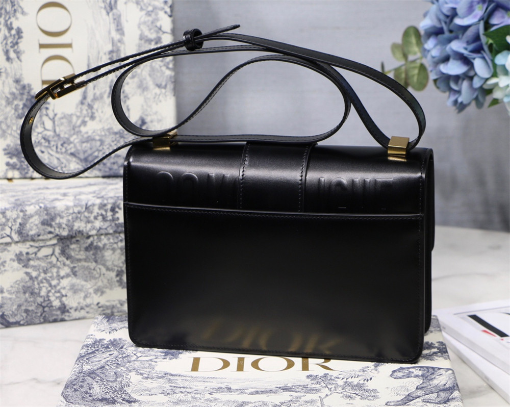 D*or 30 montaigne chain bag shiny black