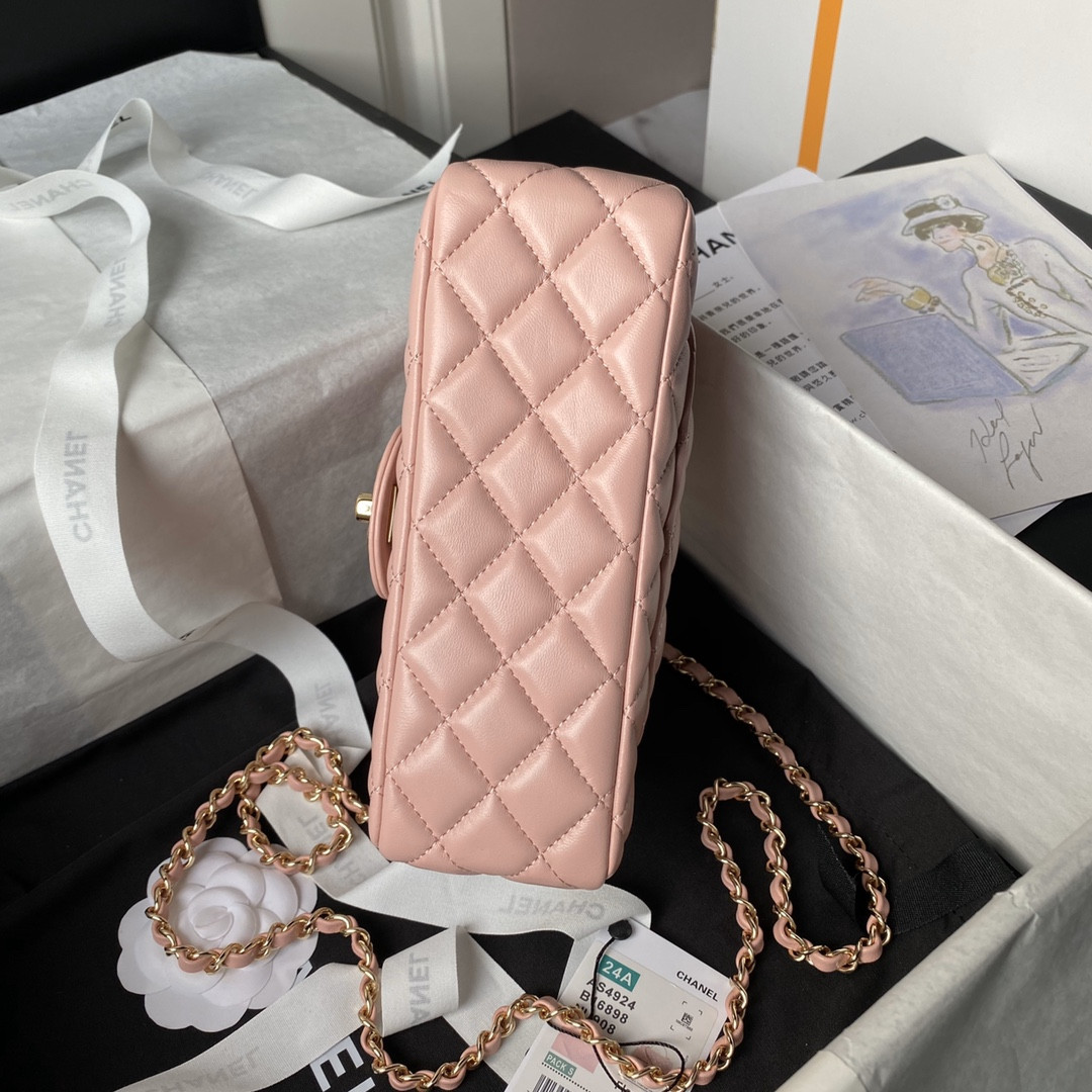 Ch*el 24a mini classic handbag 12 × 20 × 6 cm