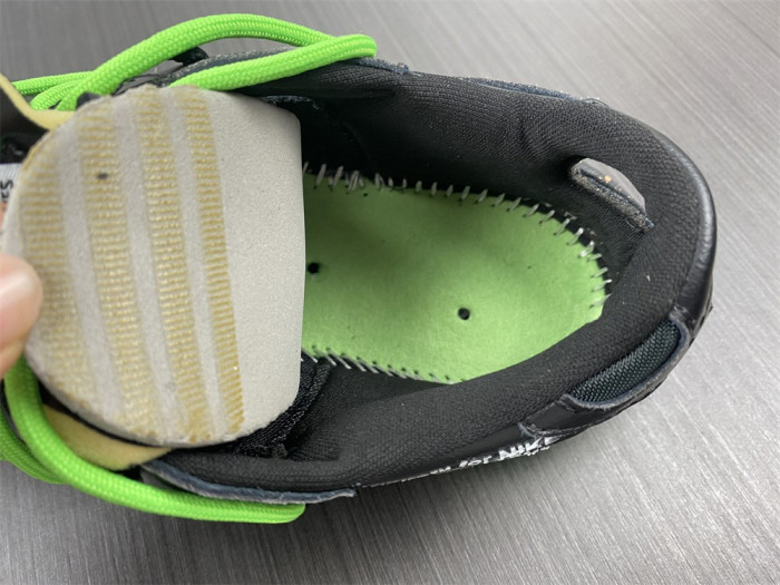 Off-White x Nike Blazer Low "Black / Green" DH7863-001