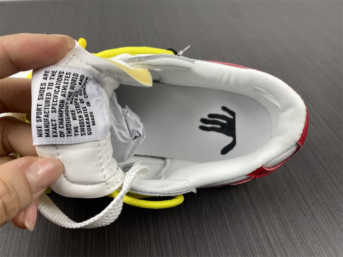 Off-White x Nike Blazer Low "White/University Red" DH7863-100