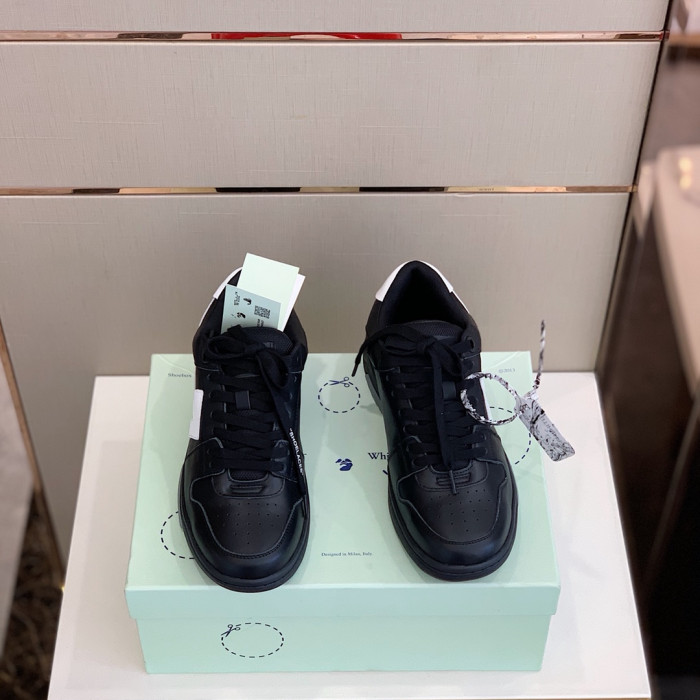 OFF WHITE™ C/O VIRGIL ABLOH OUT OF OFFICE LOW-TOP LEATHER SNEAKERS "OOO"