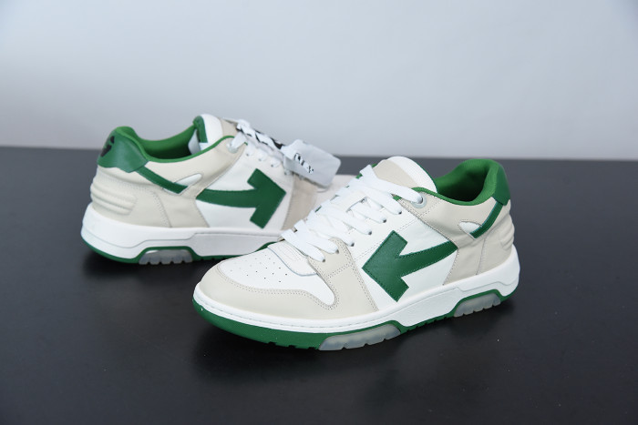OFF WHITE™ C/O VIRGIL ABLOH OUT OF OFFICE LOW-TOP LEATHER SNEAKERS "OOO"