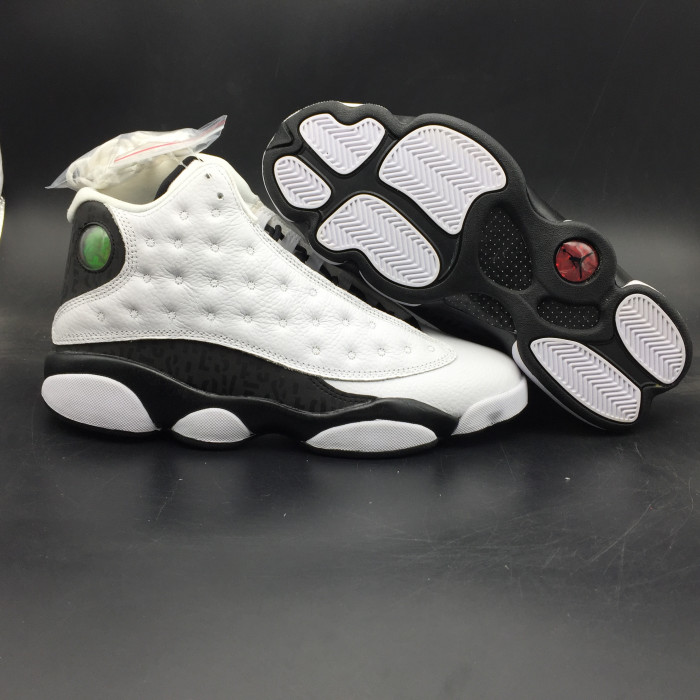 AIR JORDAN 13 RETRO SNGL DAY "LOVE AND RESPECT" black/ white mens 888164-112