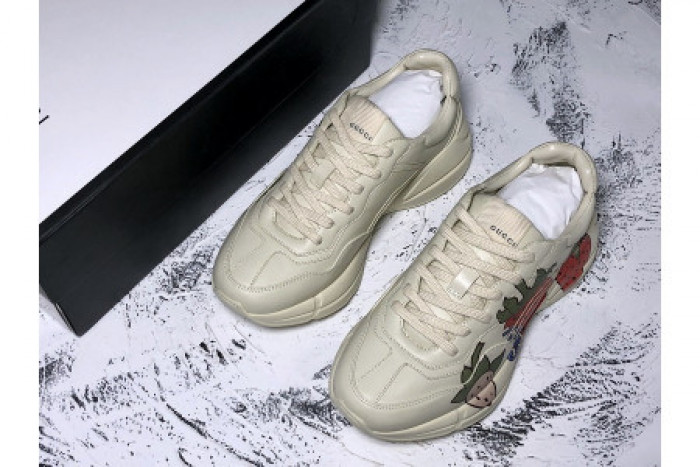G*u*i 2019 ss casual style leather low-top sneakers 576963 drw00 9522