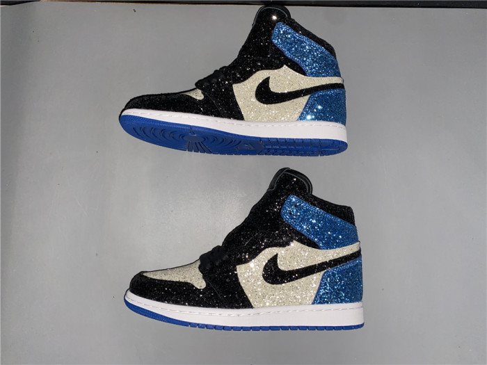 FRAGMENT DESIGN X AIR JORDAN 1 “GLITTER” CK5566-400