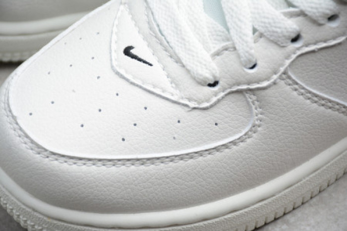 KIDS NIKE AIR FORCE 1 MID 07 WHITE BLACK RED 314197-101
