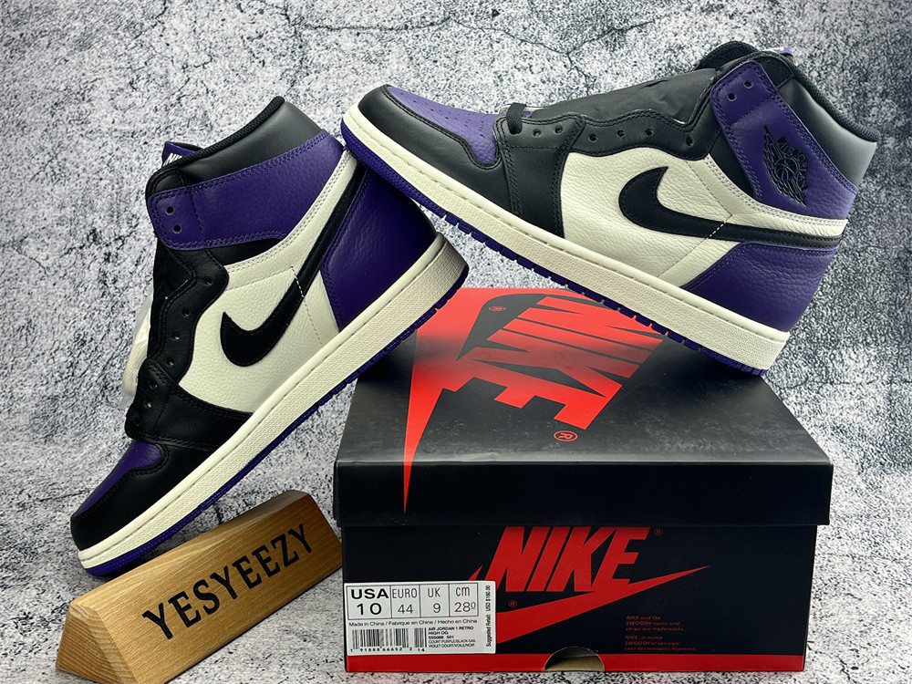 UA AIR JORDAN 1 RETRO HIGH OG "COURT PURPLE"