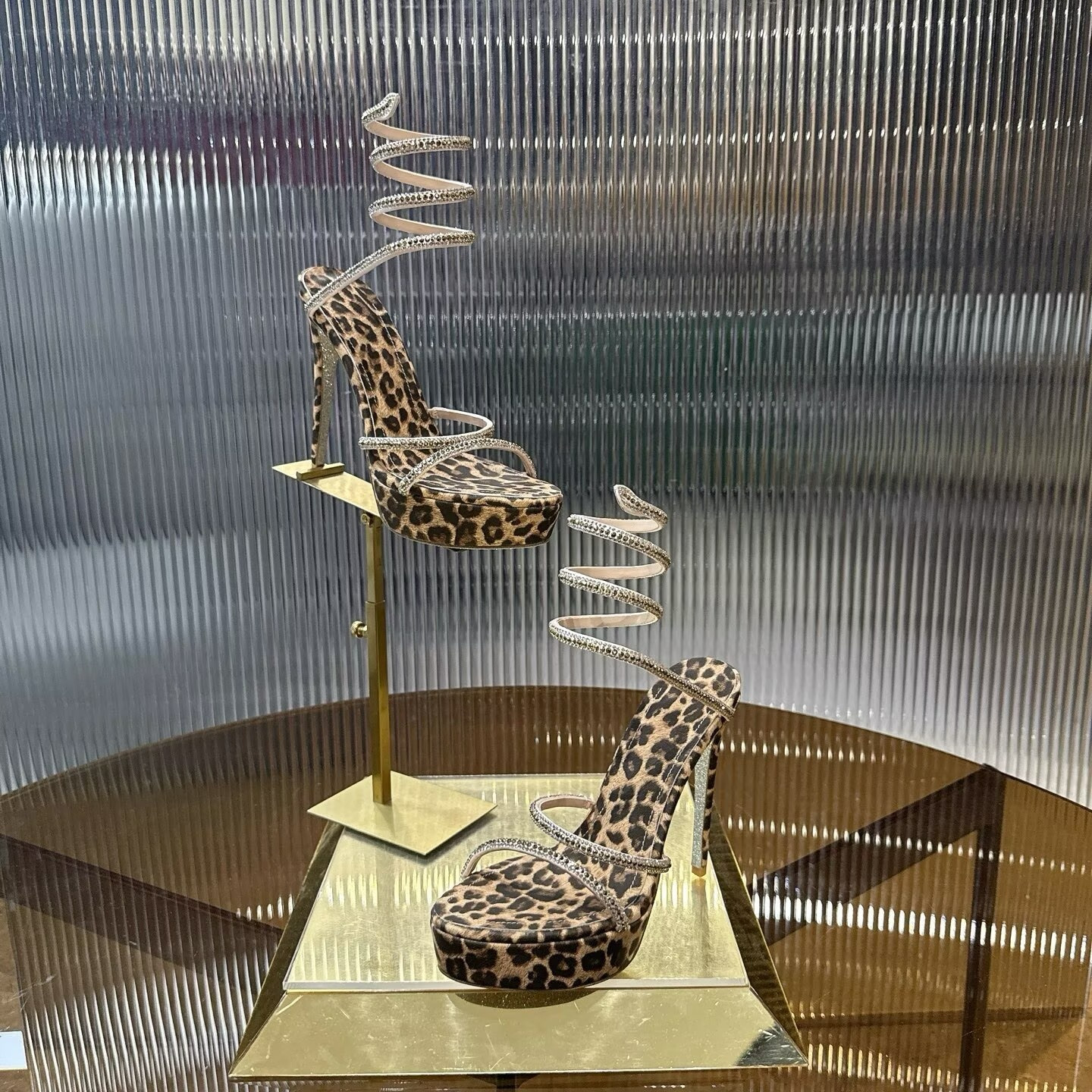 UA Rene Ca0v1LLa Cleo Animalier Platform Sandals