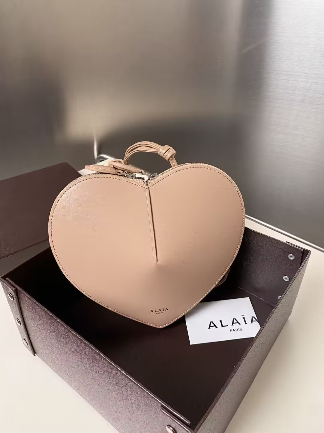 ALAÏA Le Coeur Heart Bag 18.5x20.5x5cm