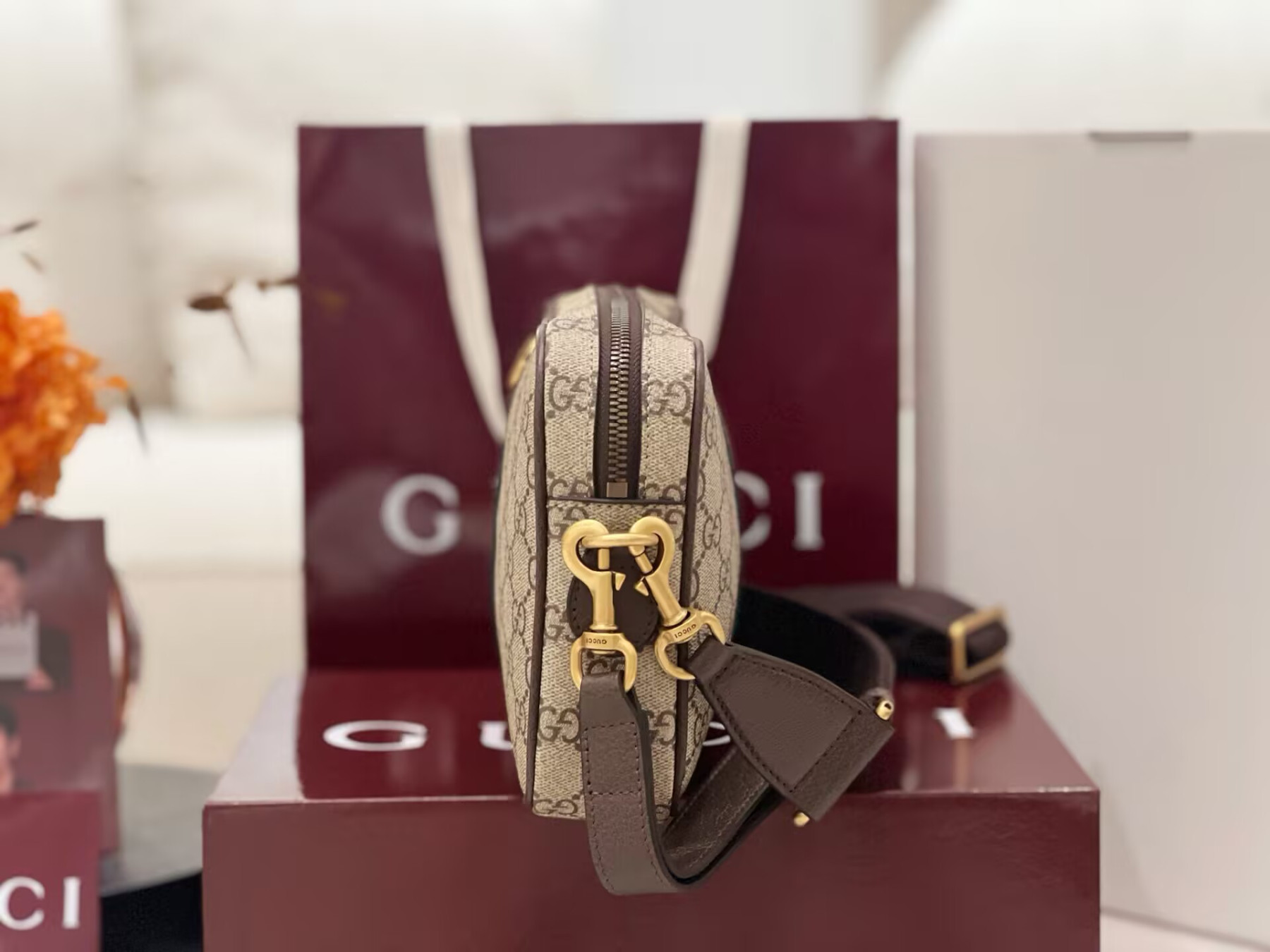 Gvc*1 Ophidia Small Crossbody Bag 24x15x7cm
