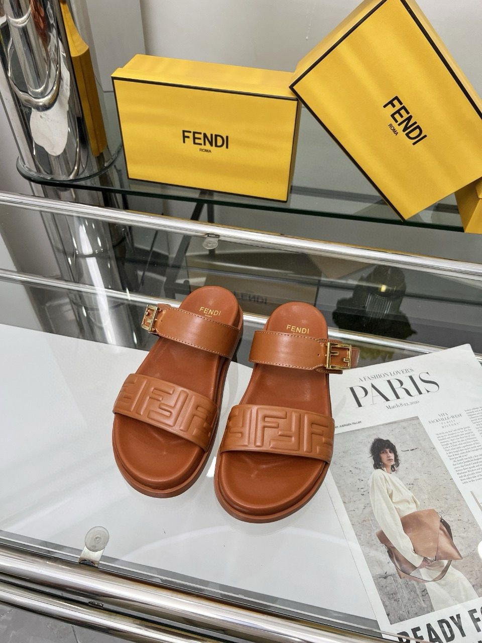 UA F**di Feel FF Double Band Sandal