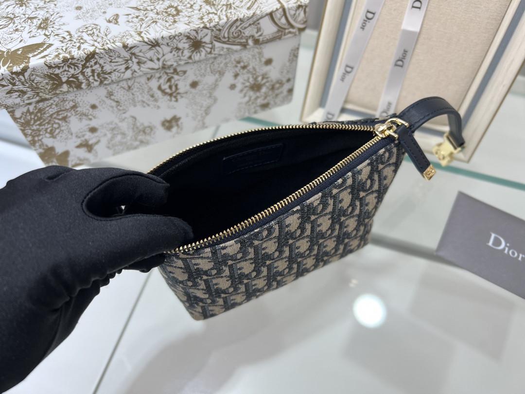 D10r TRAVEL NOMAD POUCH Blue D10r Oblique Jacquard