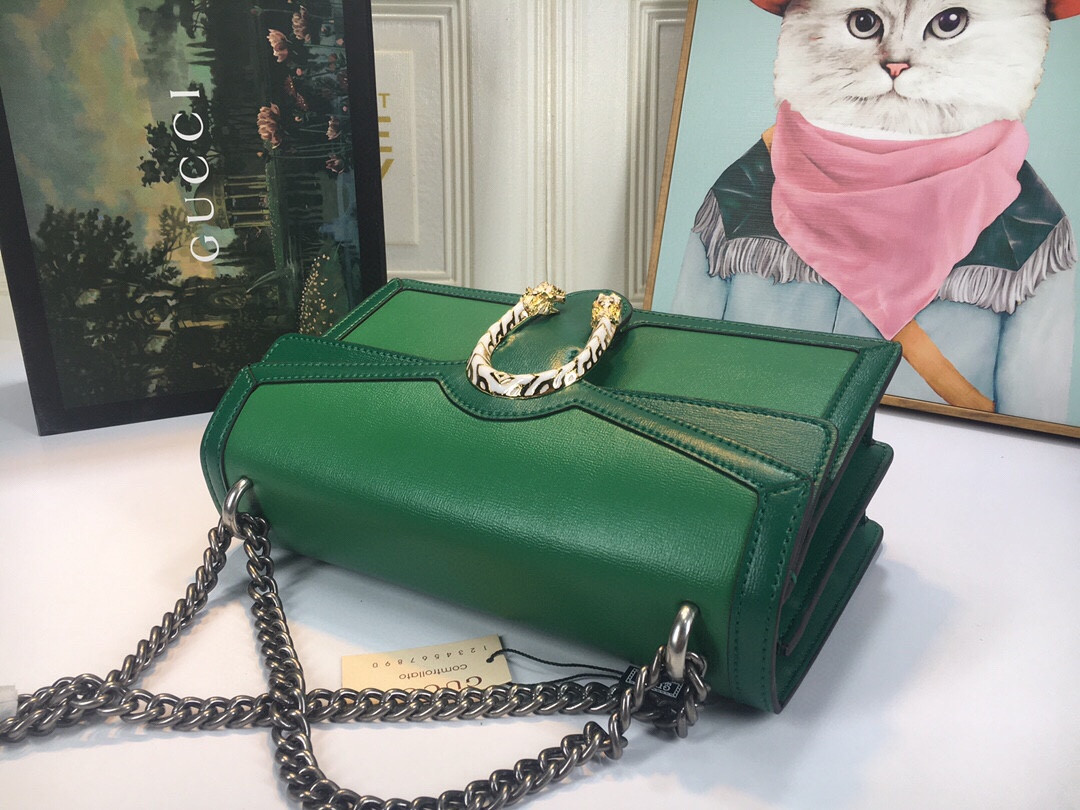 Gvc*1 DIONYSUS SMALL SHOULDER BAG GREEN 11"Wx7"Hx3.5"D