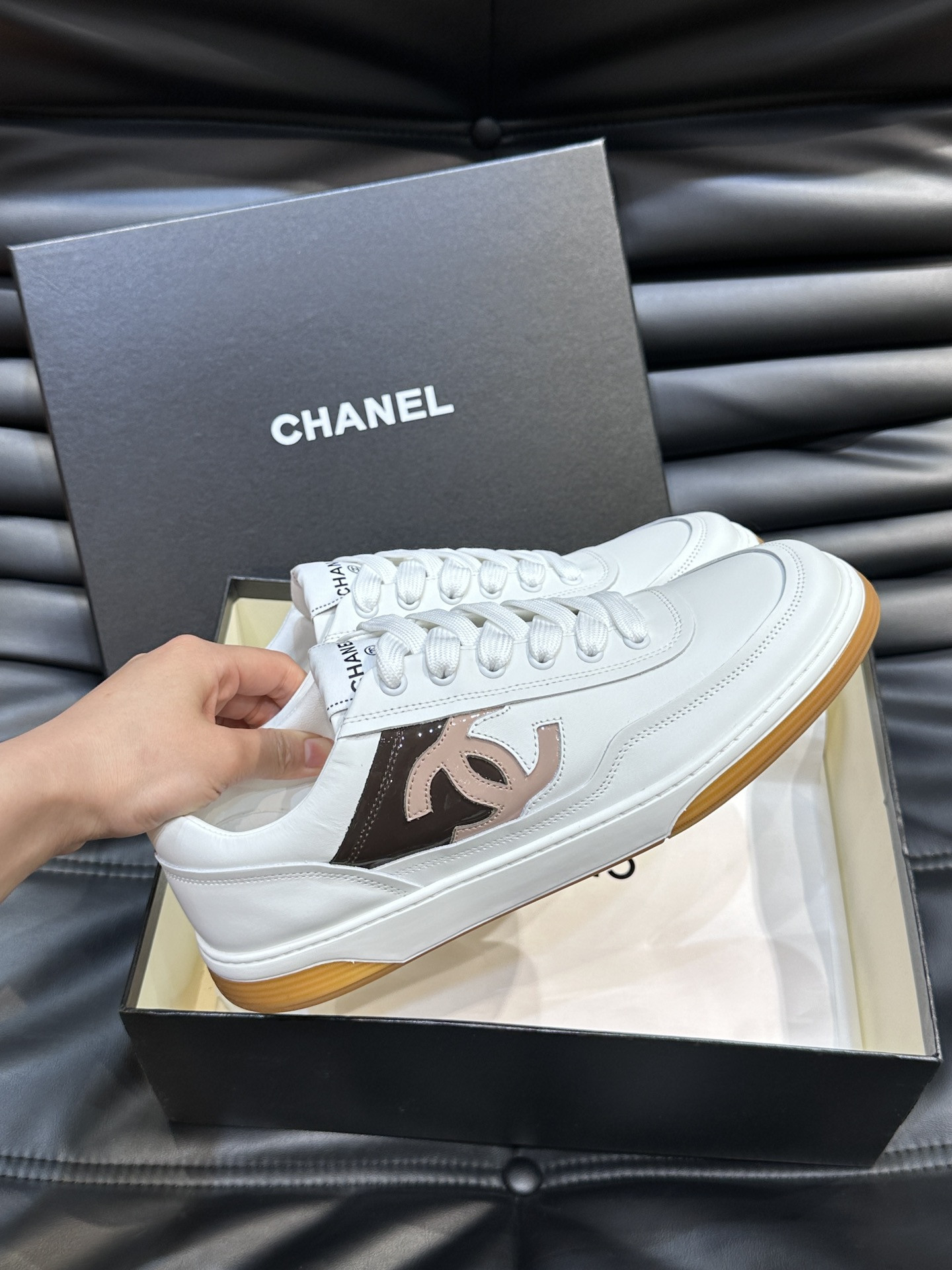 UA Ch**el SNEAKER Calfskin