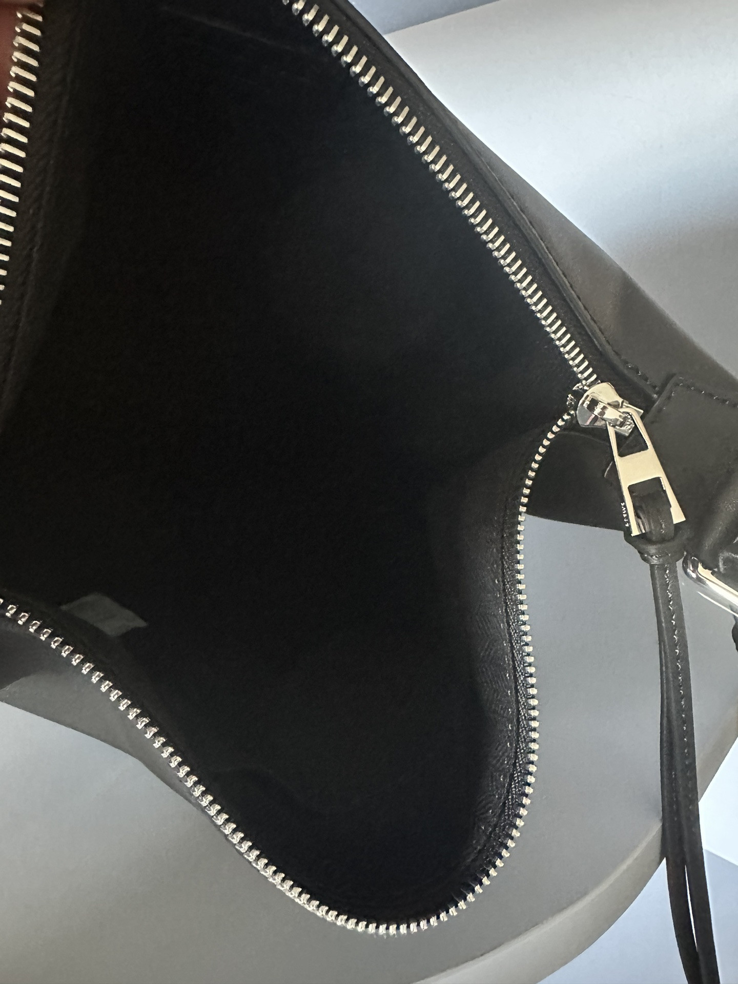 L0ew* Small Cubi crossbody bag in S*pple smooth calfskin and jacquard 29.5x10.5x22cm