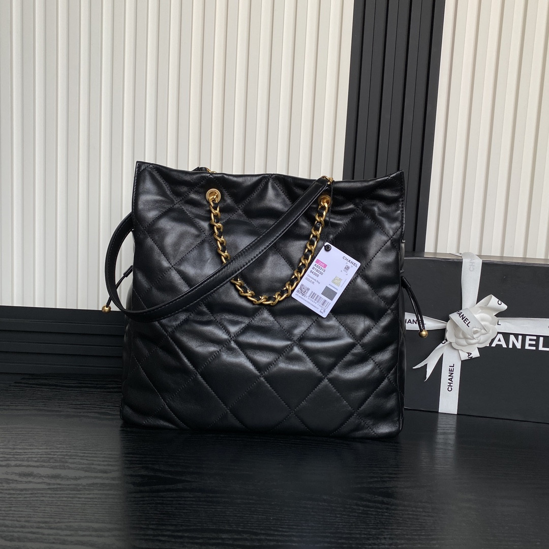 Ch**el 25C Shopping Tote Handbag 34x36x12cm